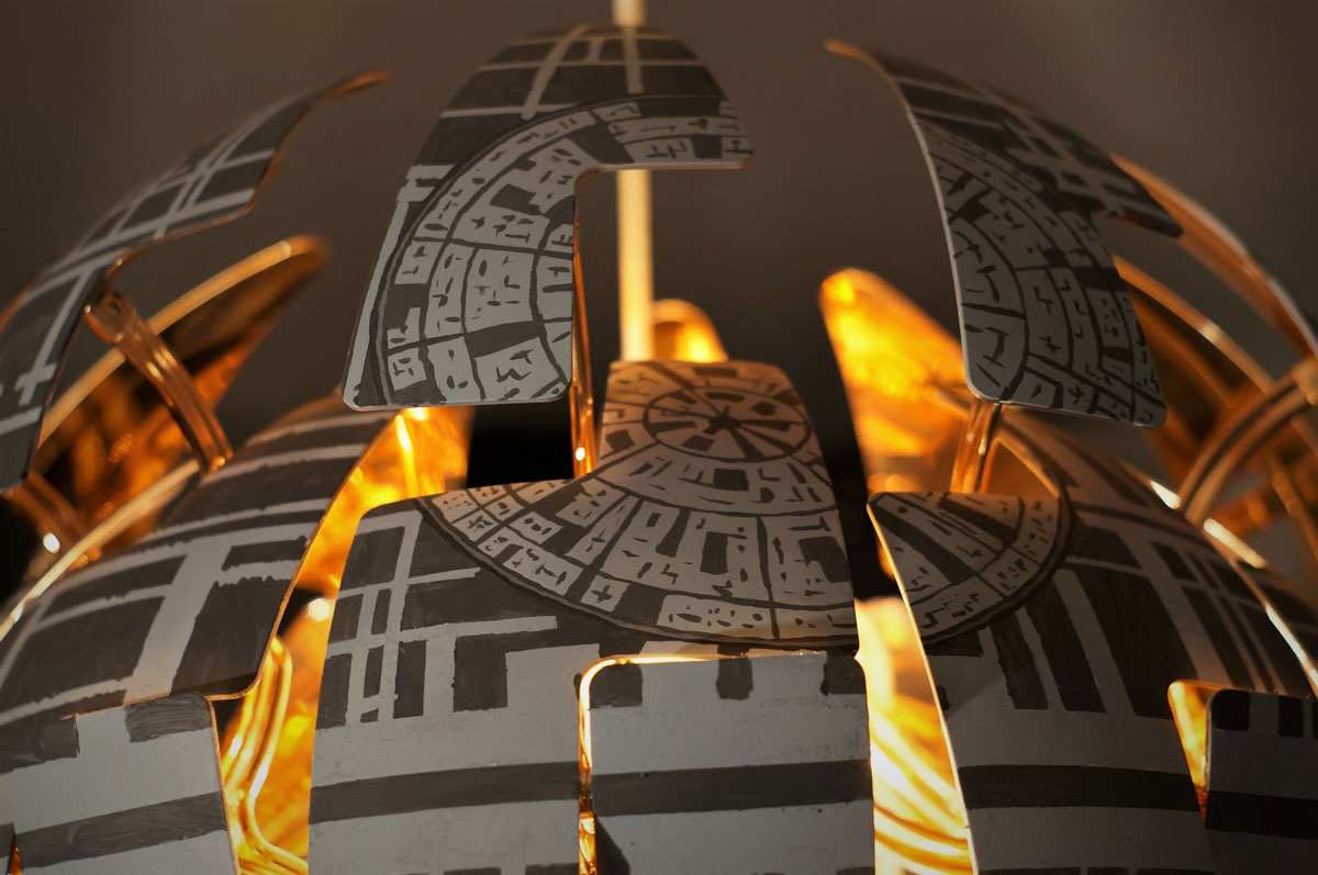 Star wars : comment transformer votre lustre ikea en Ãtoile de la mort
