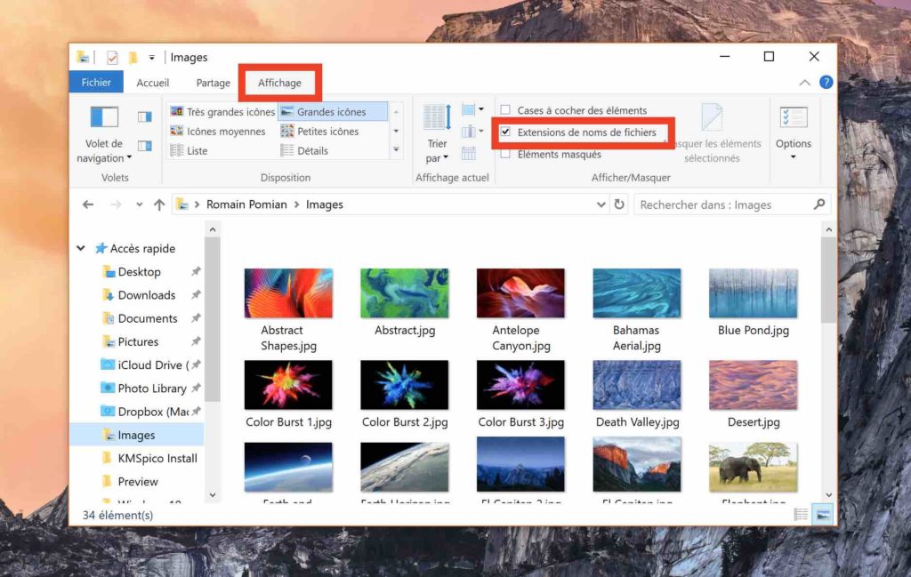 Windows 10 Comment Afficher Ou Masquer Les Extensions Des Fichiers