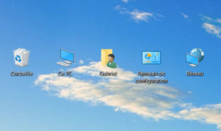 windows 10 comment afficher icone bureau