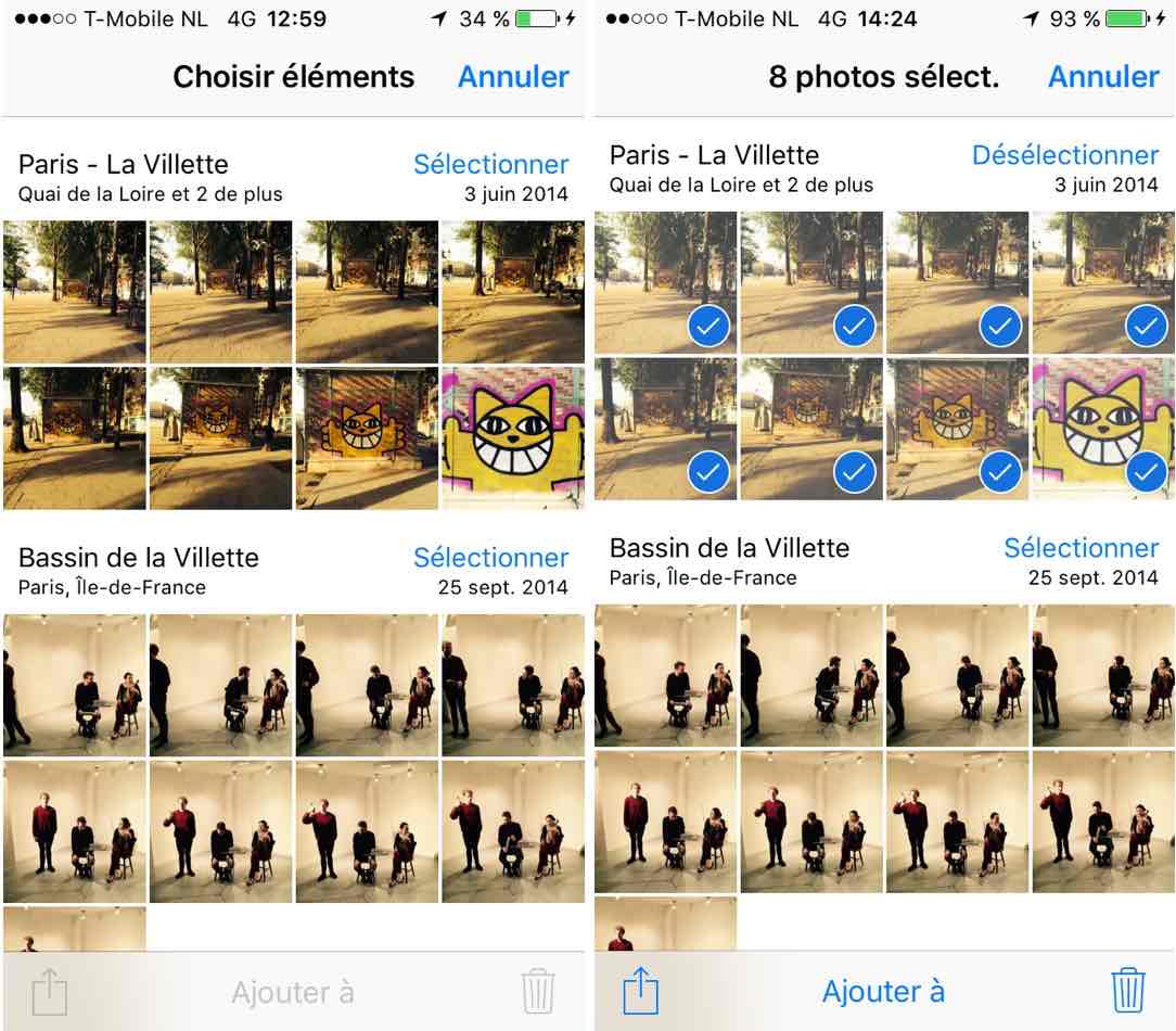 comment supprimer toutes les photos sur snap