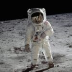 Homme sur la lune