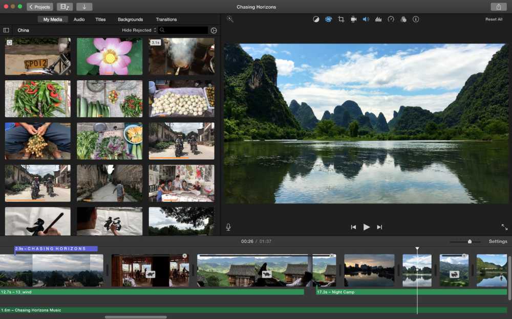 imovie - Les meilleurs logiciels de montage video gratuits