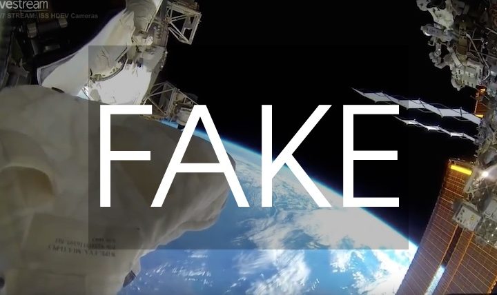 ISS : la vidéo "en direct" diffuse en réalité des images d'archive !