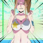 Les filles se battent avec leurs seins et leurs fesses dans un nouvel anime japonais