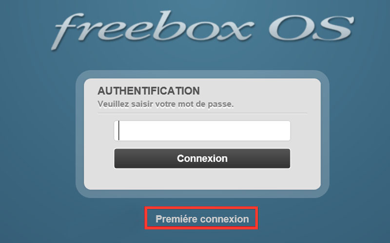 freebox première connexion