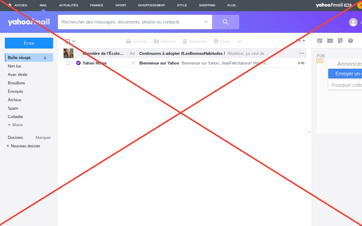 Yahoo : comment supprimer compte 