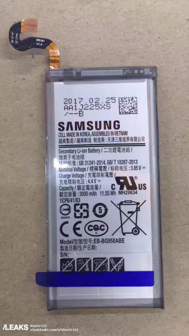 Galaxy S8 Batterie