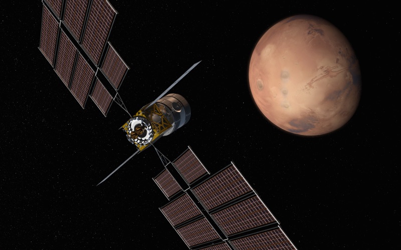 Mars Lune Boeing habitat