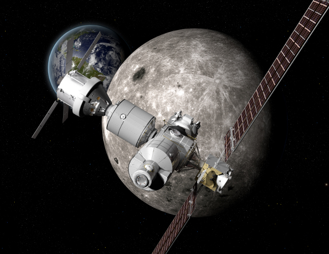 Mars Lune Boeing habitat