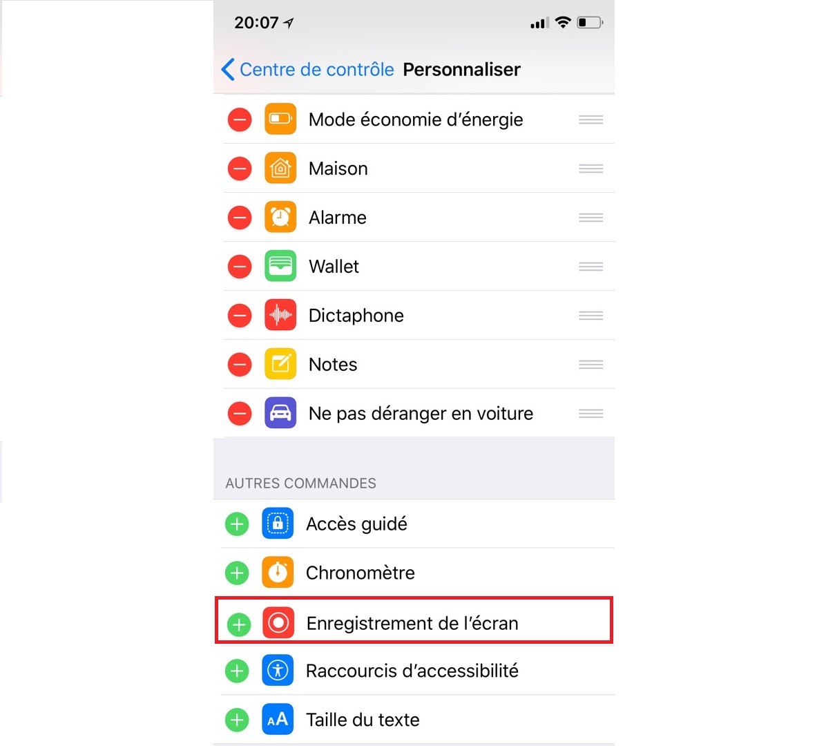 Comment faire capture ecran video iphone 11