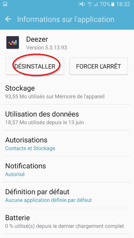 android liberer stockage 4