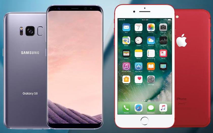 iPhone-7 vs Galaxy S8