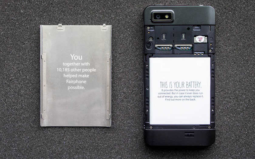 fairphone 2 smartphone batterie amovible