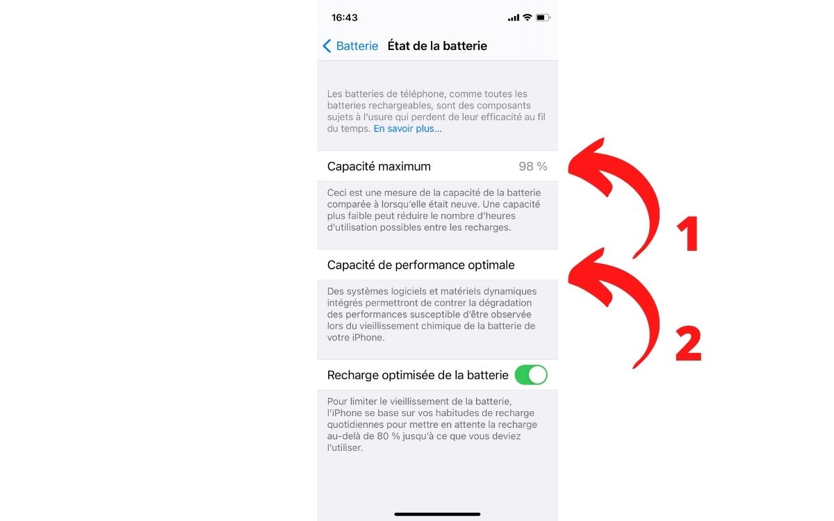 Comment tester la batterie d'un iPhone