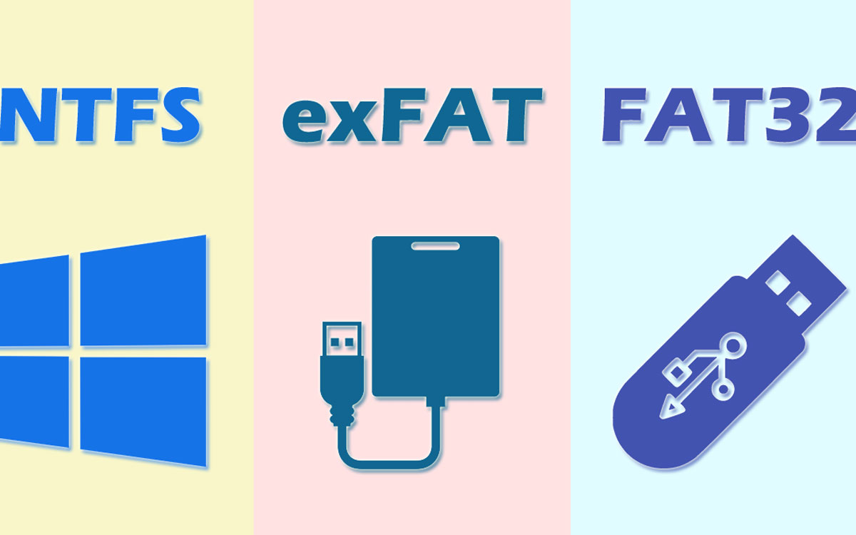 Différences entre Fat32, exFAT et NTFS