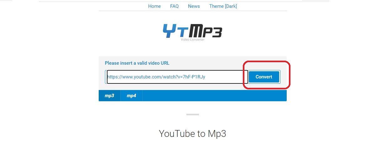 Convertir une vidéo YouTube en MP3