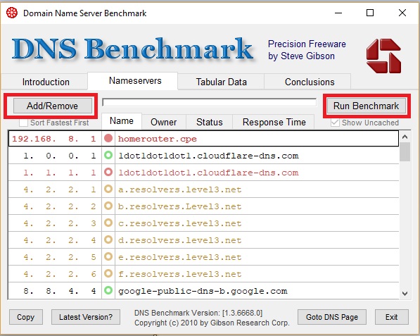 Dns benchmark download