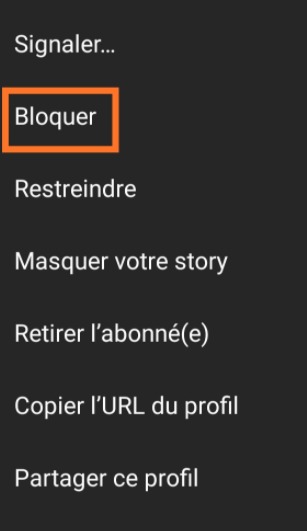 Instagram : comment bloquer