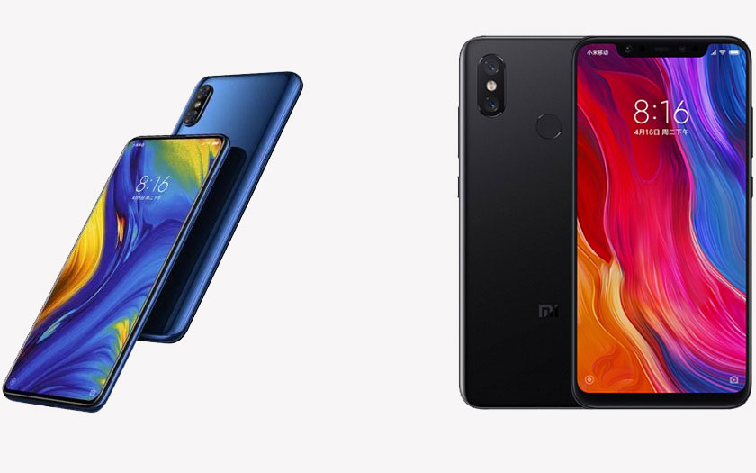 xiaomi mi 8 pro vs xiaomi mix 3