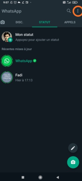 WhatsApp : désactiver téléchargement automatique 