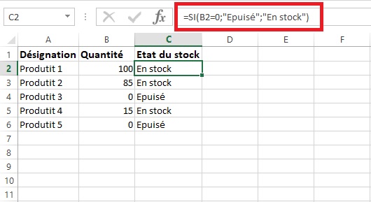 Comment Utiliser La Fonction Si Dans Excel 2985