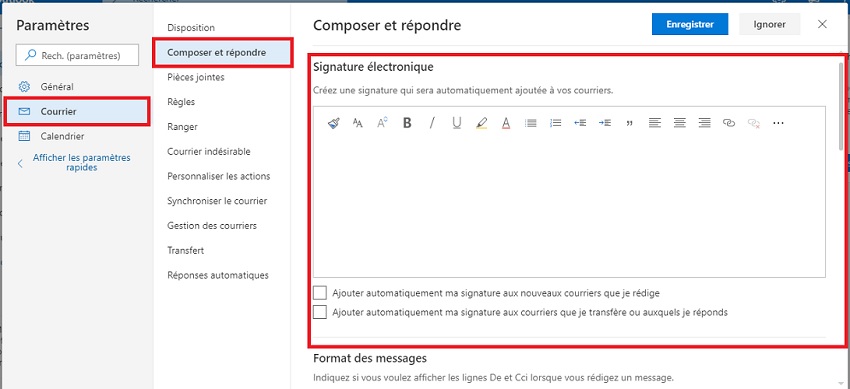 Comment créer une signature électronique dans Outlook
