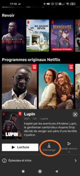 netflix : comment visionner des contenus hors ligne