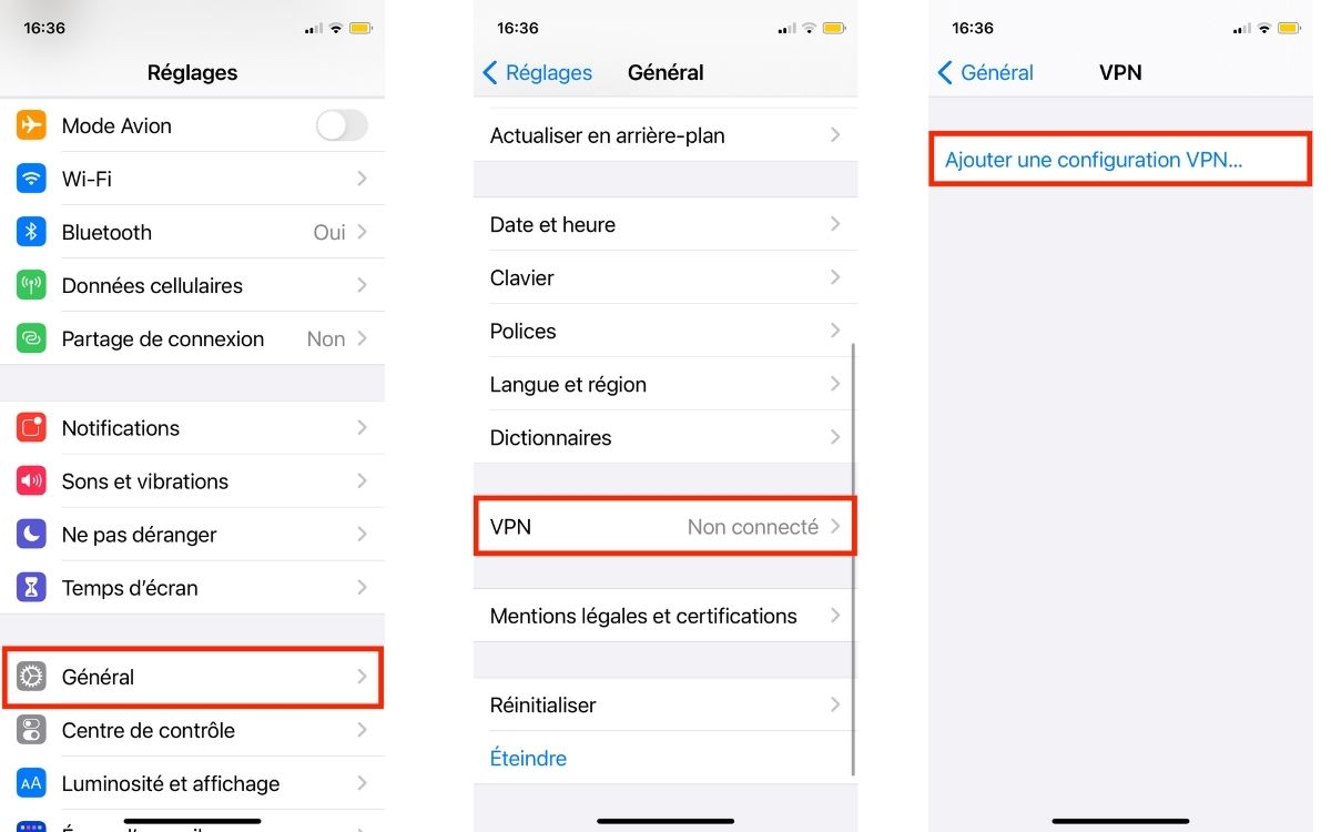 Comment configurer un VPN sur iPhone