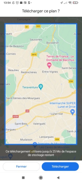 Google Maps : cartes hors ligne 