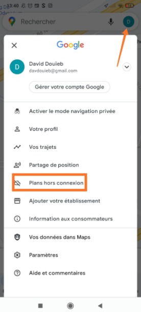 Plans Hors connexion 