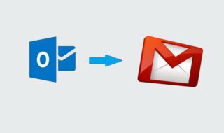 Transferer email Outlook vers gmail