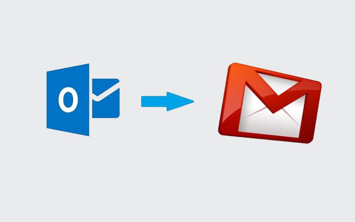 Transferer email Outlook vers gmail