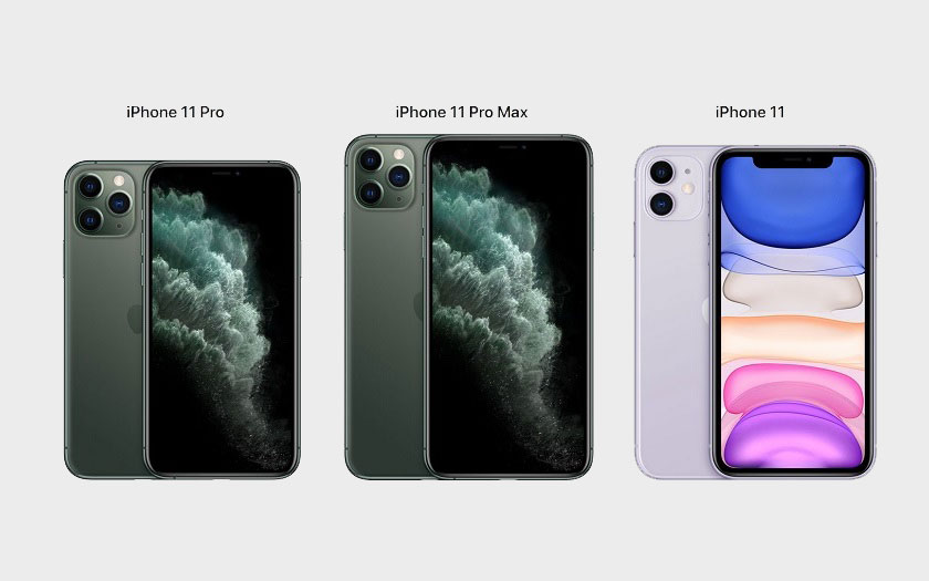 iPhone 11, 11 Pro et 11 Pro Max
