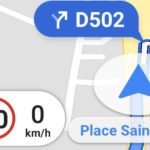 Google Maps : limitation de vitesse