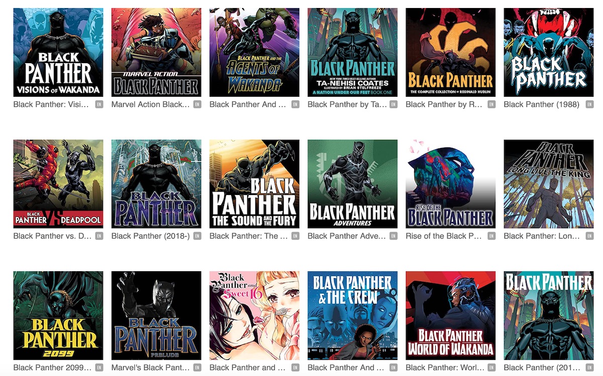 Comics de Black Panther
