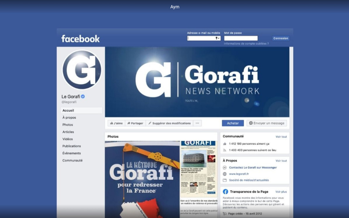 Le Gorafi censuré par Faceboo