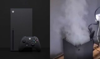 Xbox Series X qui fume