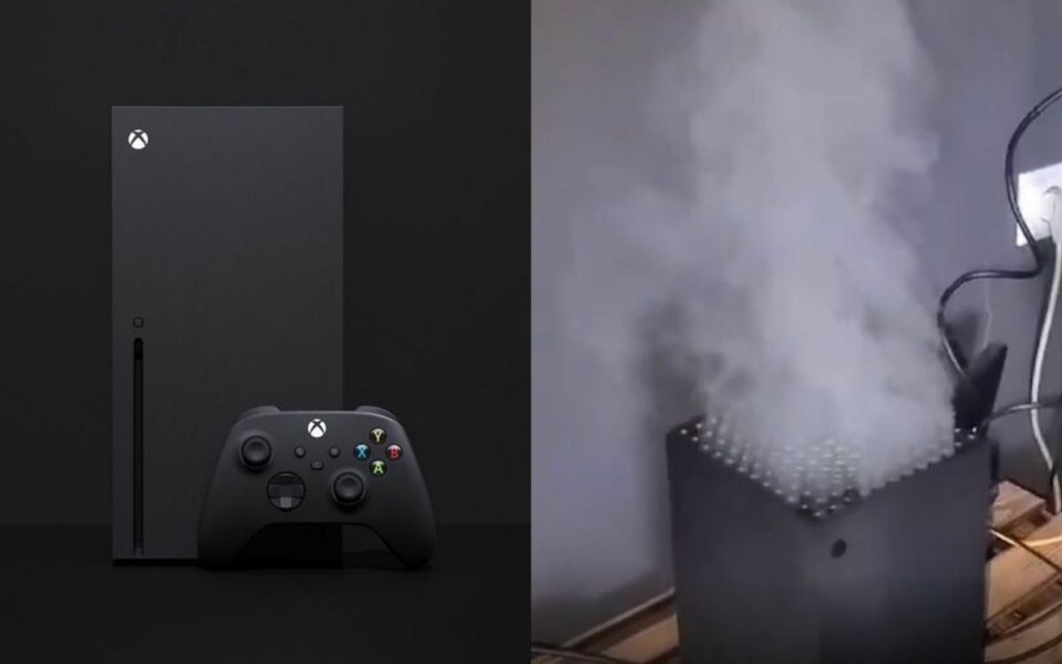 Xbox Series X qui fume