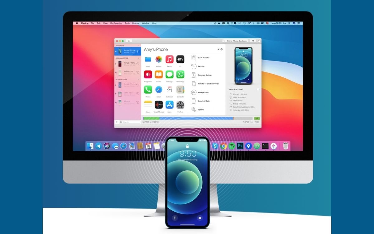 iMazing transfert iOS apps sur Mac Apple Silicon