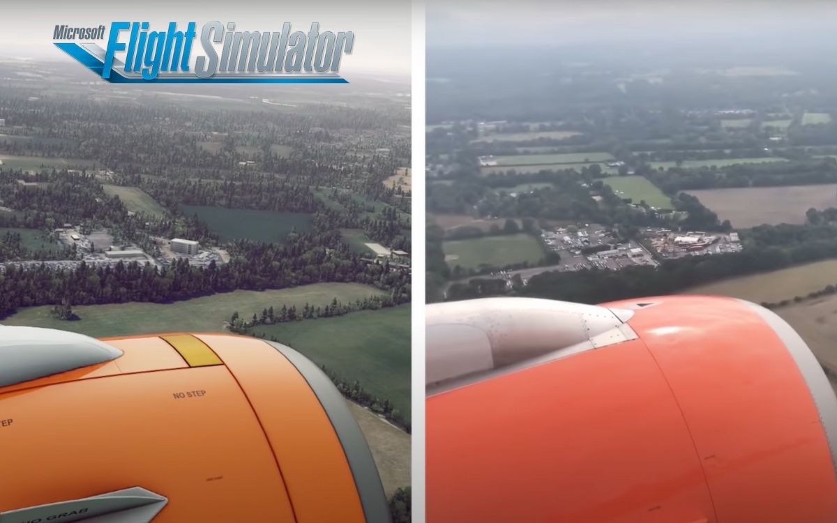 Microsoft flight simulator vs real life