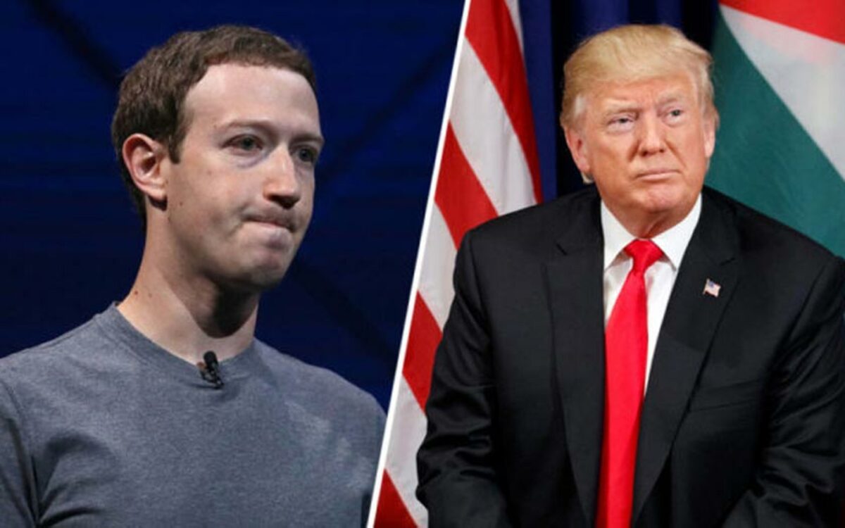 Trump pourrait récupérer son compte Facebook 