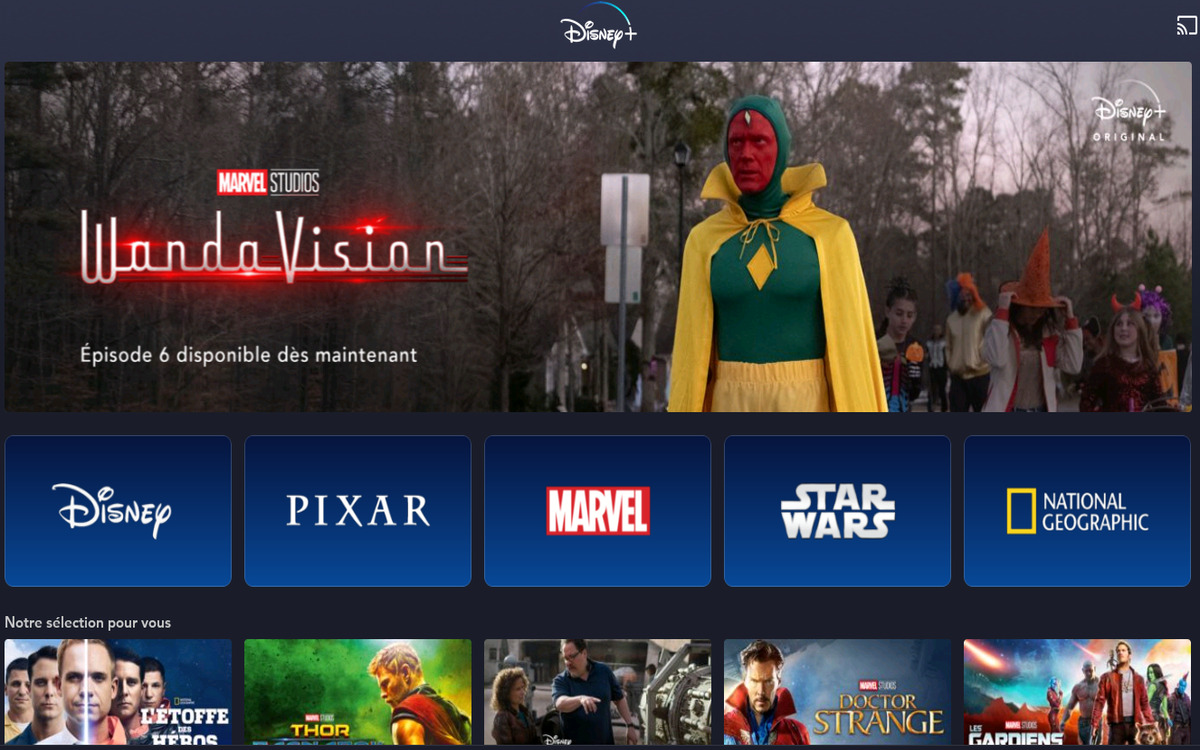 Disney+ bien parti pour dépasser Netflix à terme 