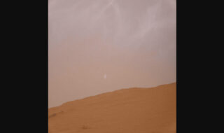La lune Phobos vue de Mars