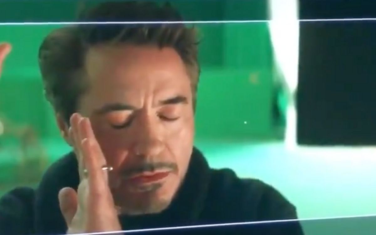 Robert Downey Junior scène coupée Endgame