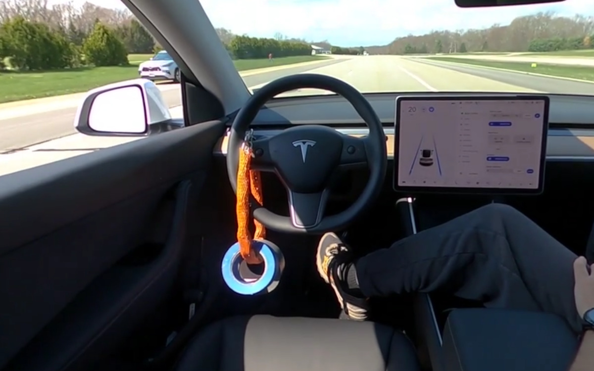 Tesla Autopilot sans chauffeur