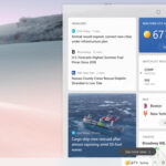 Windows 10 : le nouveau widget Actualité et météo