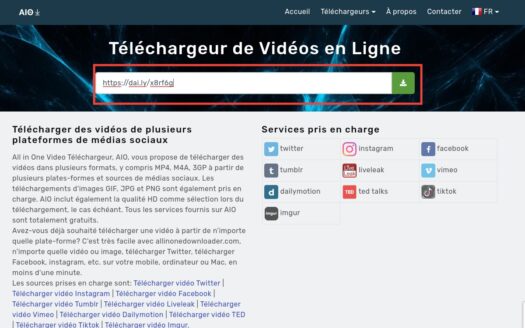 Comment télécharger une vidéo Dailymotion