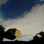 Une tempête de sable vue de l'ISS