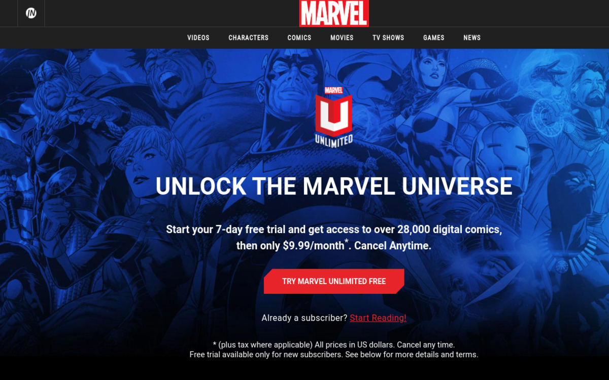 Marvel unlimited