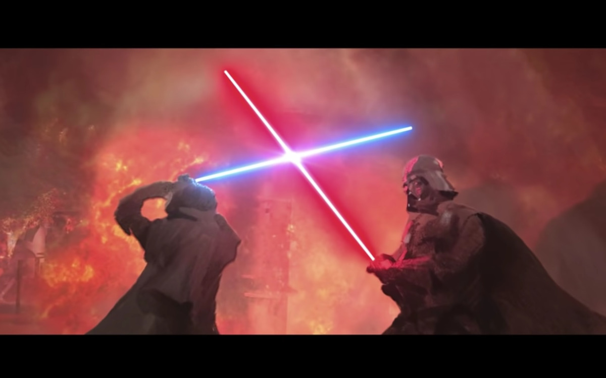 Obi-Wan vs Dark Vador